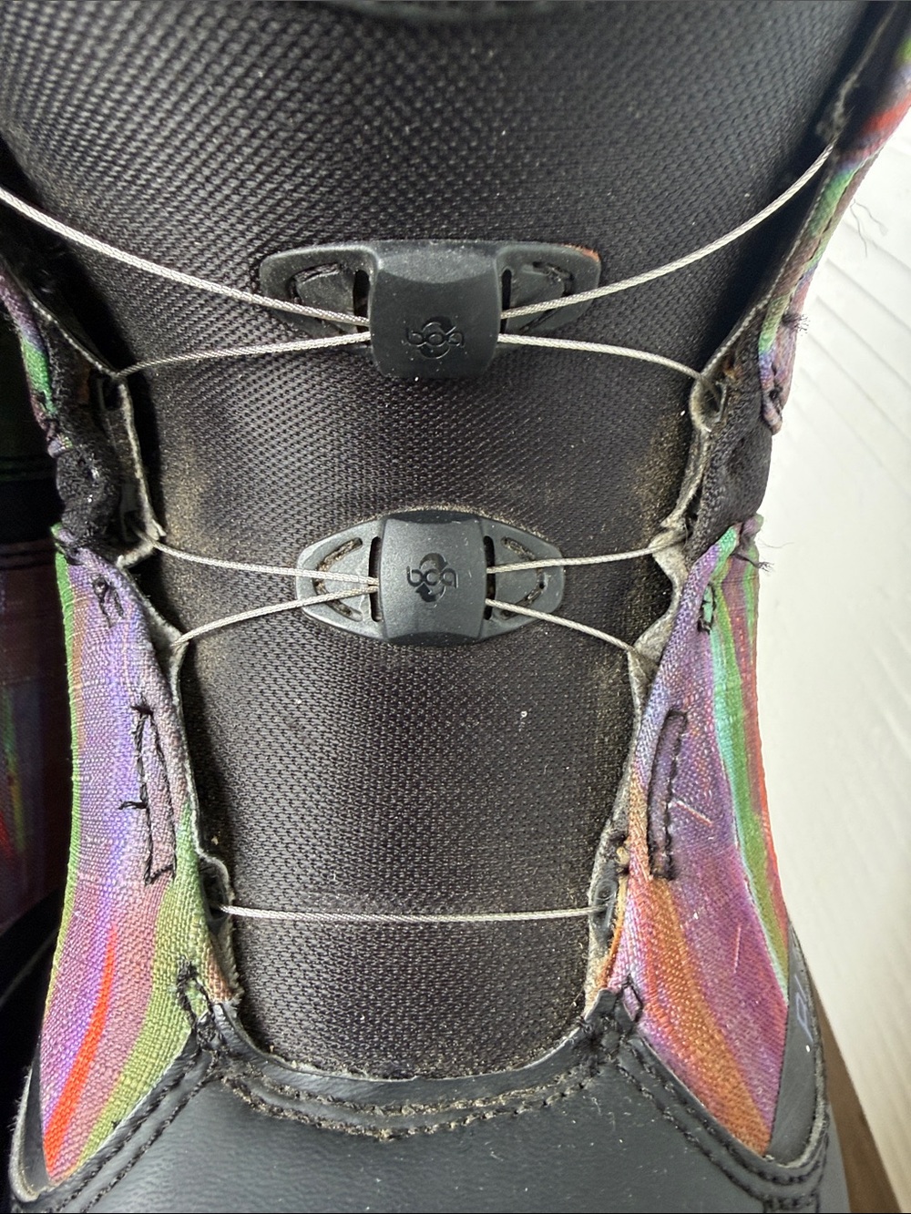 Burton Starstruck Boa TrueFit Snowboard Boots - Black & Purple Sz 9 US - Picture 11 of 12